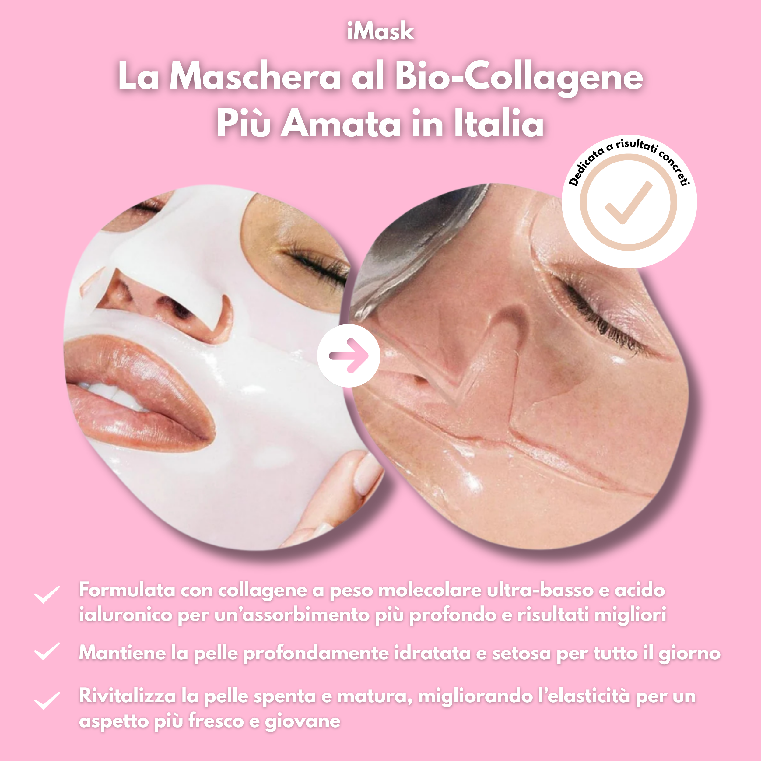 Maschera al bio-collagene iMask