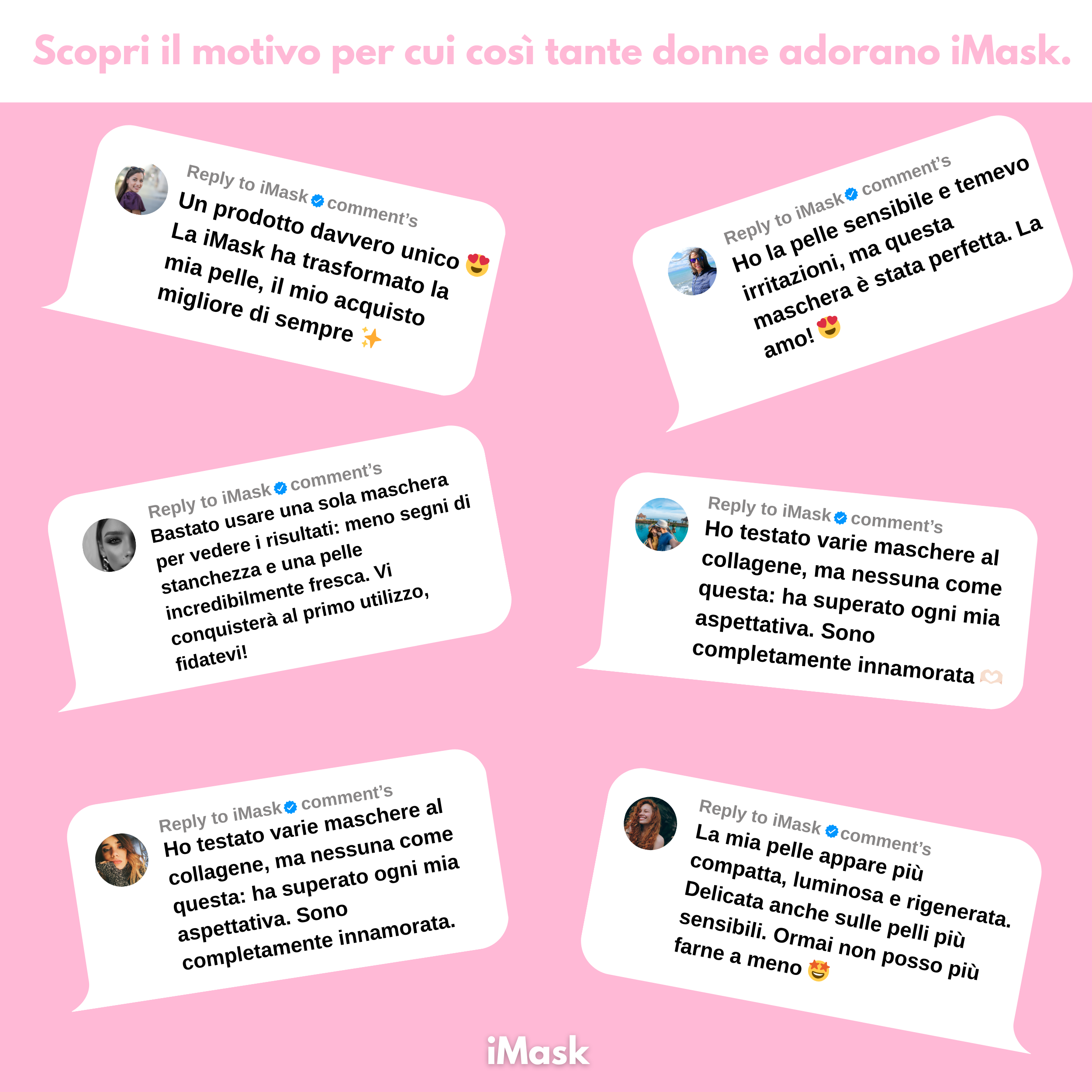 Maschera al bio-collagene iMask